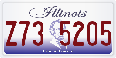 IL license plate Z735205