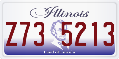 IL license plate Z735213