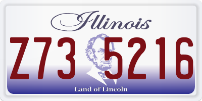 IL license plate Z735216