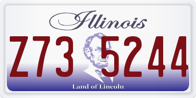 IL license plate Z735244