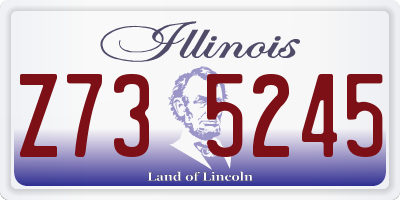 IL license plate Z735245