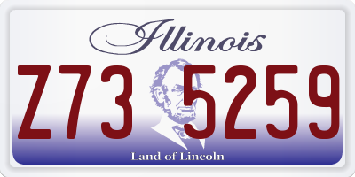 IL license plate Z735259