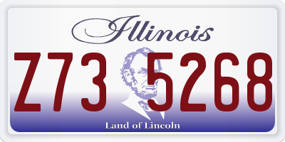 IL license plate Z735268
