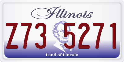 IL license plate Z735271