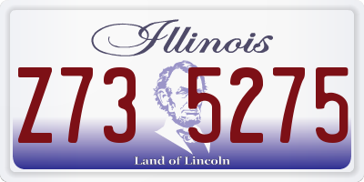 IL license plate Z735275