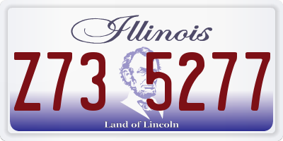 IL license plate Z735277