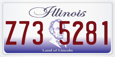IL license plate Z735281