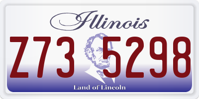 IL license plate Z735298