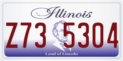 IL license plate Z735304