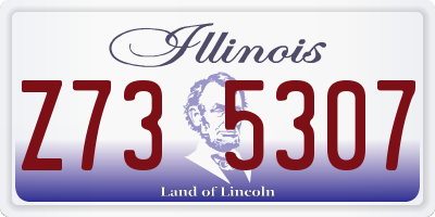 IL license plate Z735307