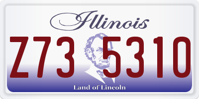 IL license plate Z735310