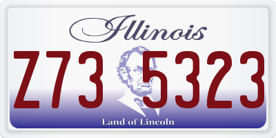 IL license plate Z735323
