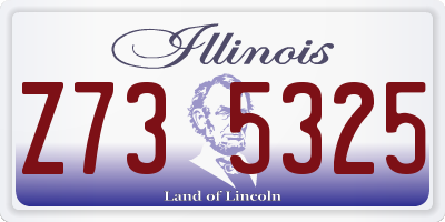 IL license plate Z735325