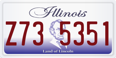 IL license plate Z735351