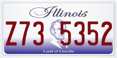 IL license plate Z735352