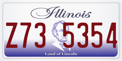 IL license plate Z735354