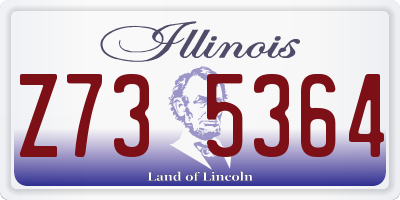 IL license plate Z735364
