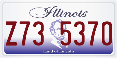 IL license plate Z735370