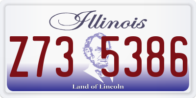 IL license plate Z735386