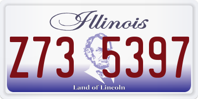 IL license plate Z735397