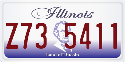 IL license plate Z735411