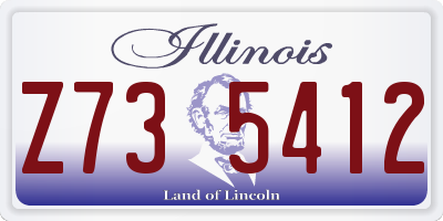 IL license plate Z735412