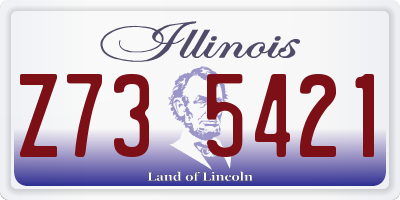 IL license plate Z735421