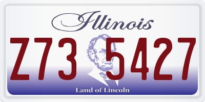 IL license plate Z735427