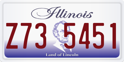 IL license plate Z735451