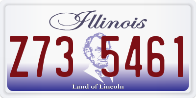 IL license plate Z735461
