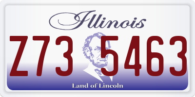 IL license plate Z735463