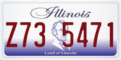 IL license plate Z735471