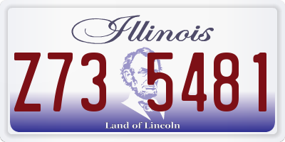 IL license plate Z735481