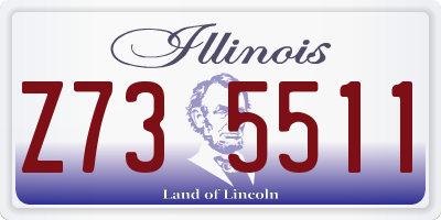 IL license plate Z735511