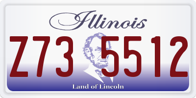 IL license plate Z735512