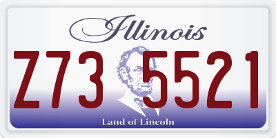 IL license plate Z735521