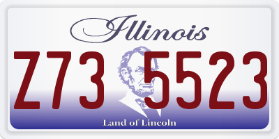 IL license plate Z735523