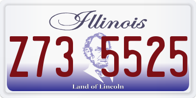 IL license plate Z735525