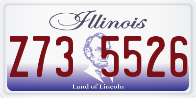 IL license plate Z735526