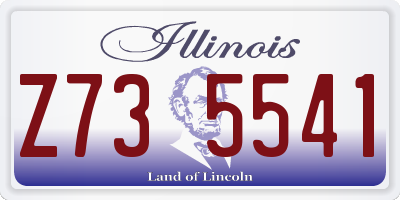 IL license plate Z735541