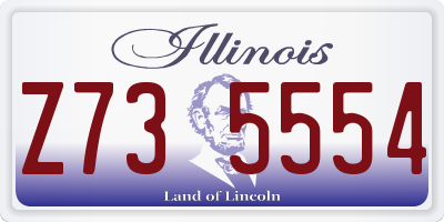 IL license plate Z735554