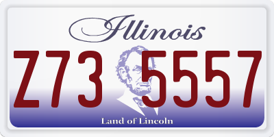 IL license plate Z735557
