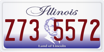 IL license plate Z735572
