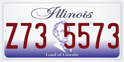 IL license plate Z735573
