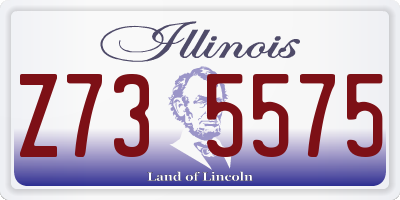 IL license plate Z735575