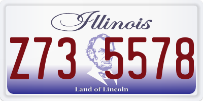 IL license plate Z735578