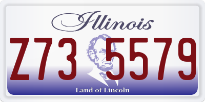 IL license plate Z735579