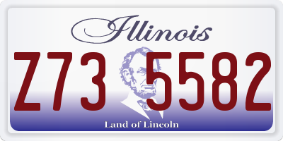 IL license plate Z735582