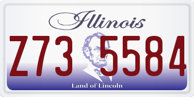 IL license plate Z735584