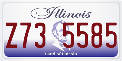 IL license plate Z735585